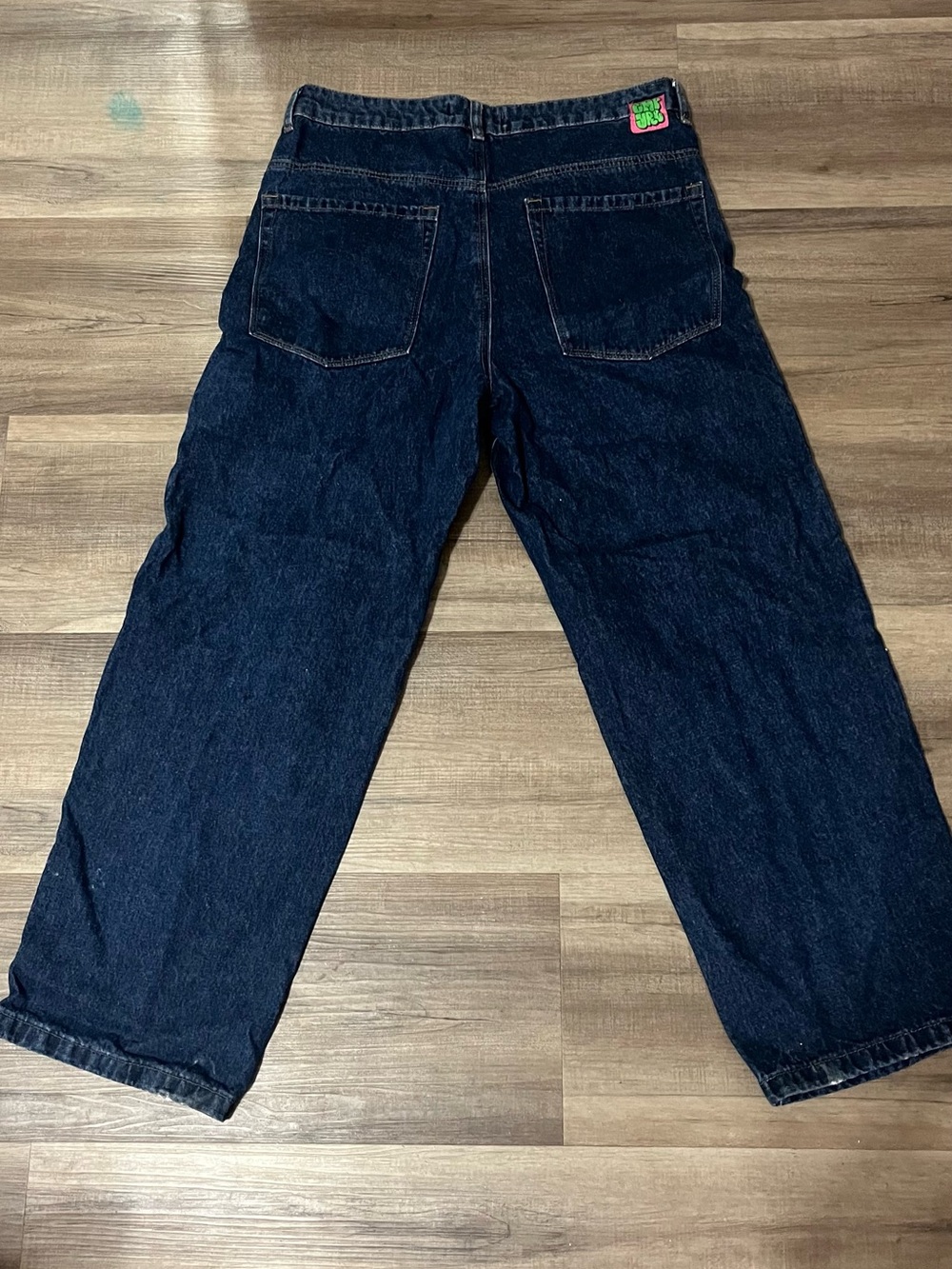 Empyre Dark Indigo Baggy Men’s Jeans (worn once) - Picture 3 of 5